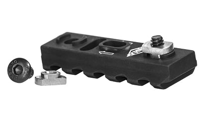 Yankee Hill Machine Co M-LOK to Picatinny 5 Slot Rail Section, 2.75 Inch, Hardcoat Anodized Black YHM-5400A