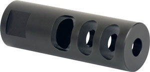 YHM 1/2"-28 Low Profile Muzzle Brake 5.56mm Melonite QPQ