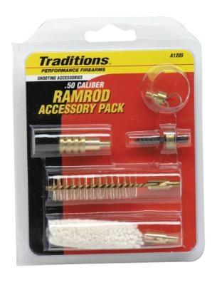 Traditions .50 Caliber Muzzleloader Ramrod Accessories Kit 10/32 Thread 5 Tips