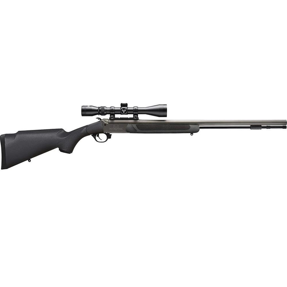 Traditions NitroFire .50 Cal Muzzleloader Single Shot Rifle 26" Barrel Black Stock 3-9x40 Scope Included