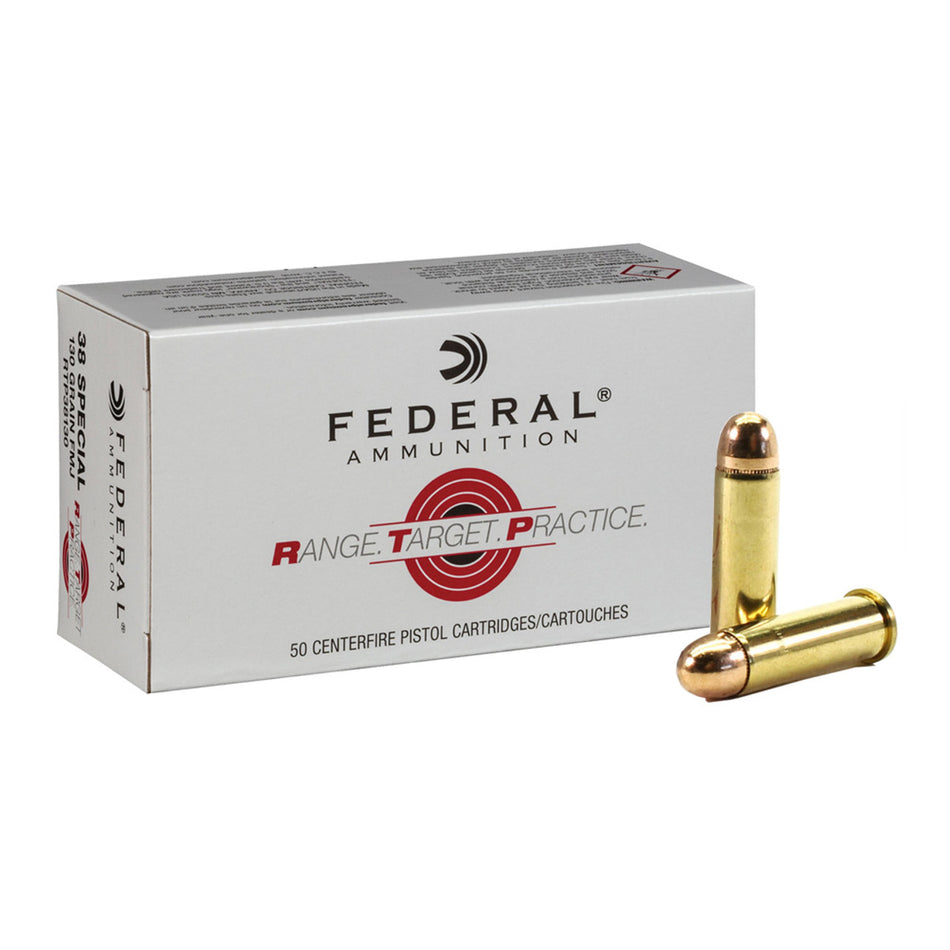 Federal Range & Target .38 Special 130 grain Full Metal Jacket ammunition