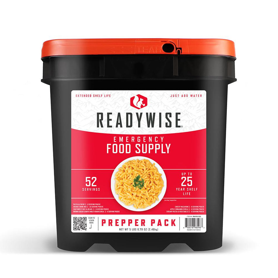 Readywise 60 Serving Grab-N-Go Entree Only Emergency Food Kit Bucket