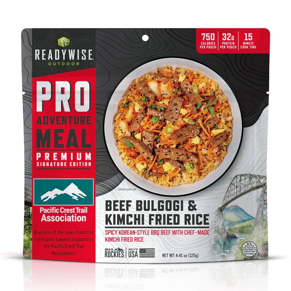 ReadyWise Outdoor Pro Meal Single Pouch Beef Bulgogi Kimchi Rice