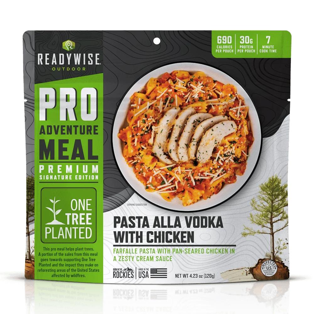 ReadyWise Signature Edition Pro Meal Farfalle Alla Vodka Chicken Single Pouch