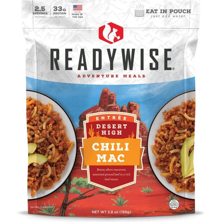 Readywise Lightweight Chili Mac with Beef Outdoor Meal 5.8oz