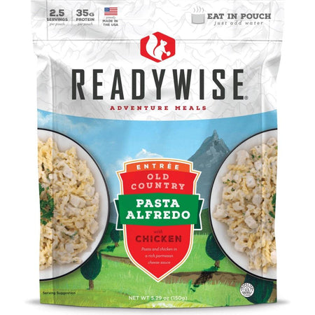 Readywise Old Country Pasta Alfredo with Chicken Just Add Water 5.29 oz Pouch