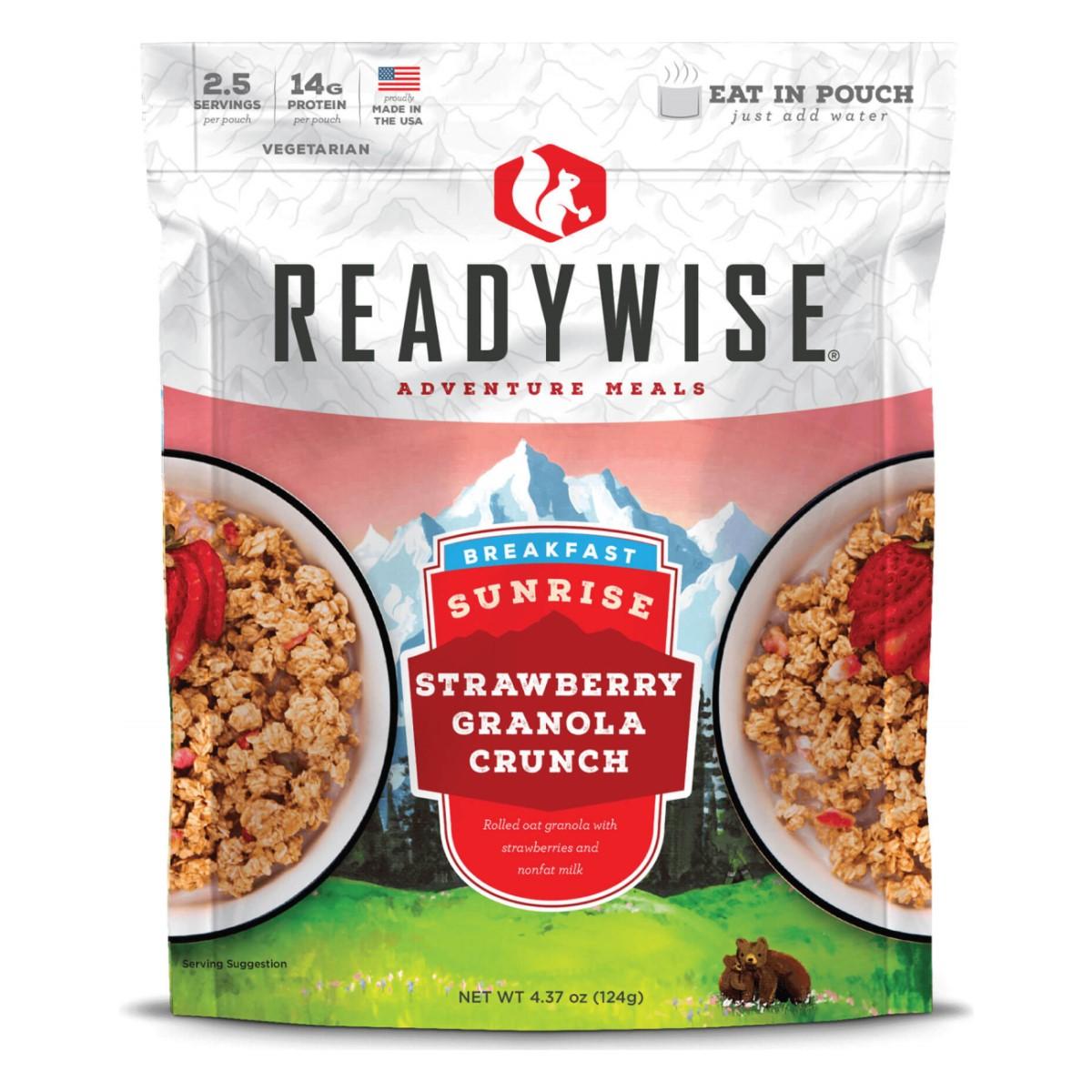 Readywise Granola Crunch Strawberry Sunrise 4.37 oz Pouch
