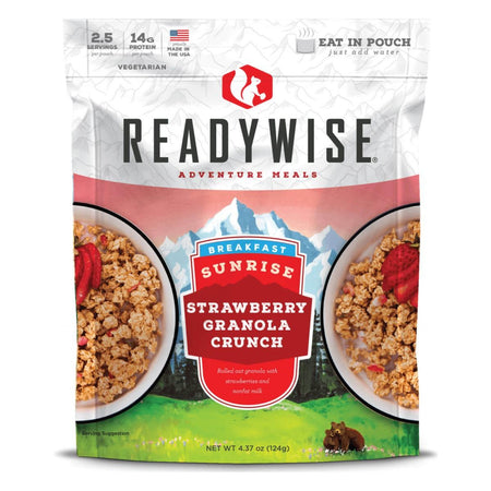 Readywise Granola Crunch Strawberry Sunrise 4.37 oz Pouch