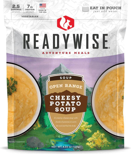Readywise Open Range Cheesy Potato Soup Single Serve 4.55 oz