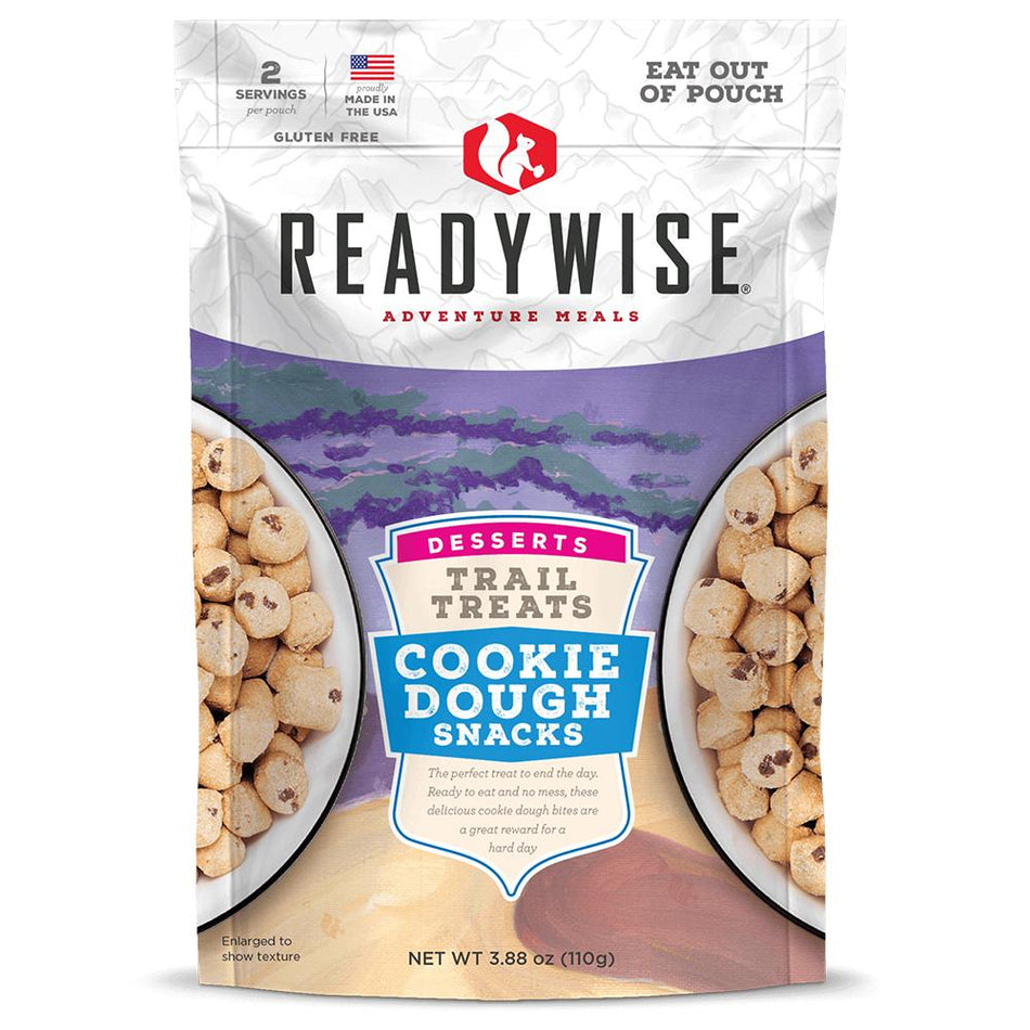 Readywise Cookie Dough Trail Treats Lightweight Snack Pouch