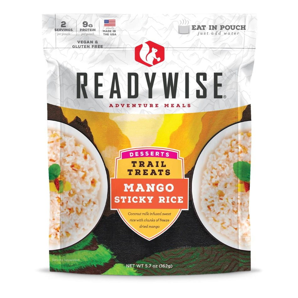 Readywise Trail Treats Mango Sticky Rice 2.5-Serving Resealable Pouch 5.7 oz