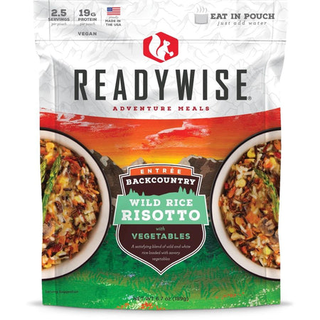 Readywise Backcountry 2.5-Serving Wild Rice Risotto with Vegetables - 6.7oz