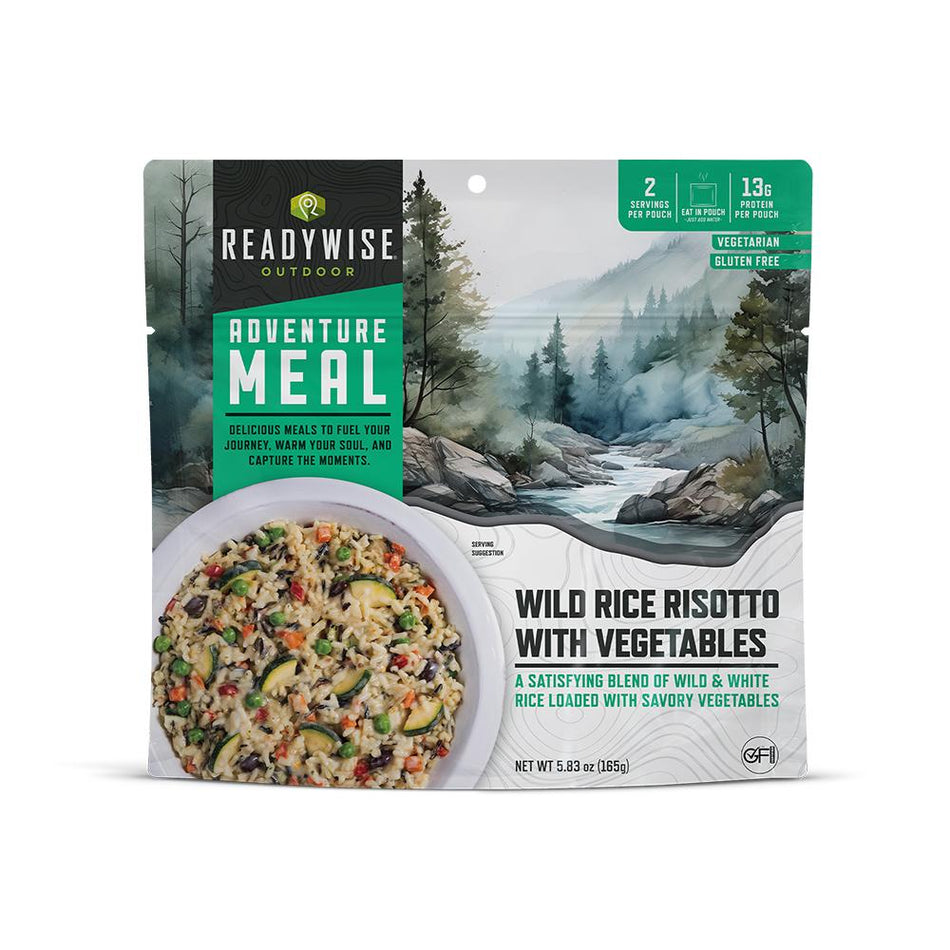 Readywise 6-Pack Wild Rice Risotto Resealable Meal Pouches