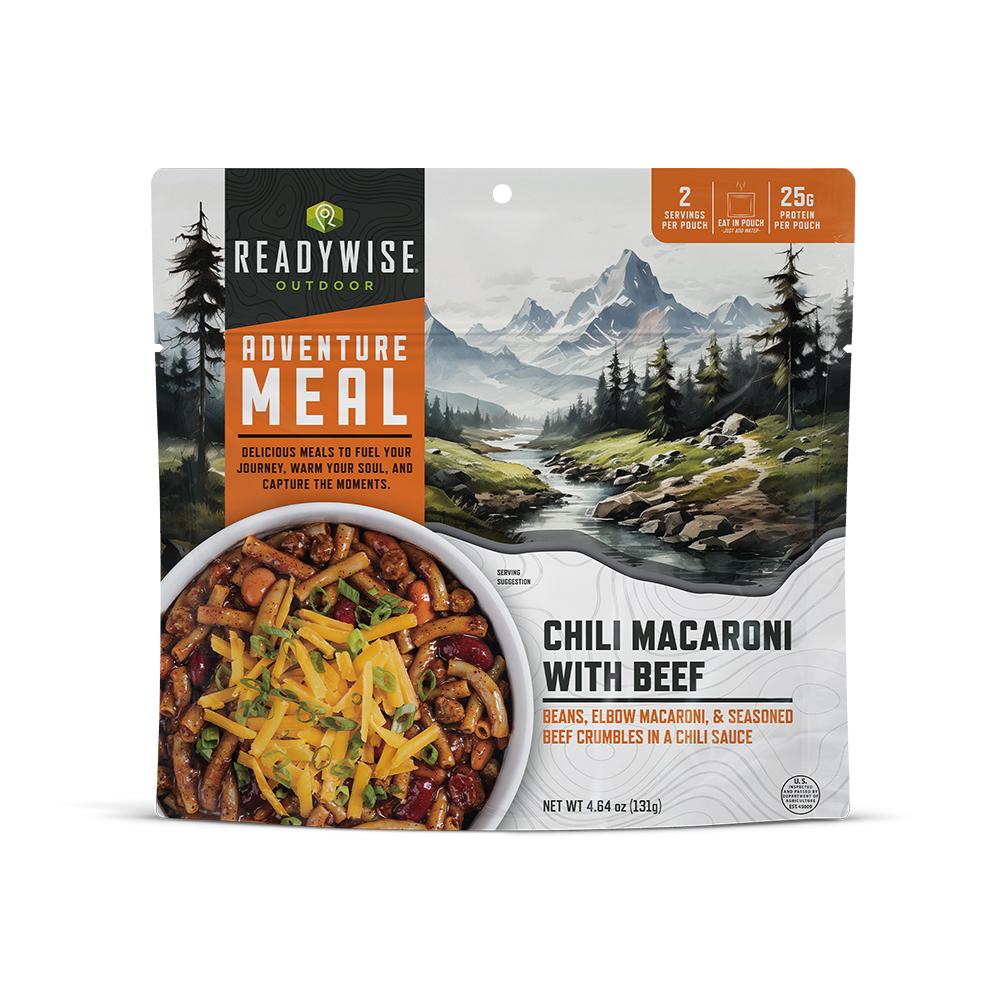 Readywise Beef Chili Mac Emergency Food Pouches 6/ct