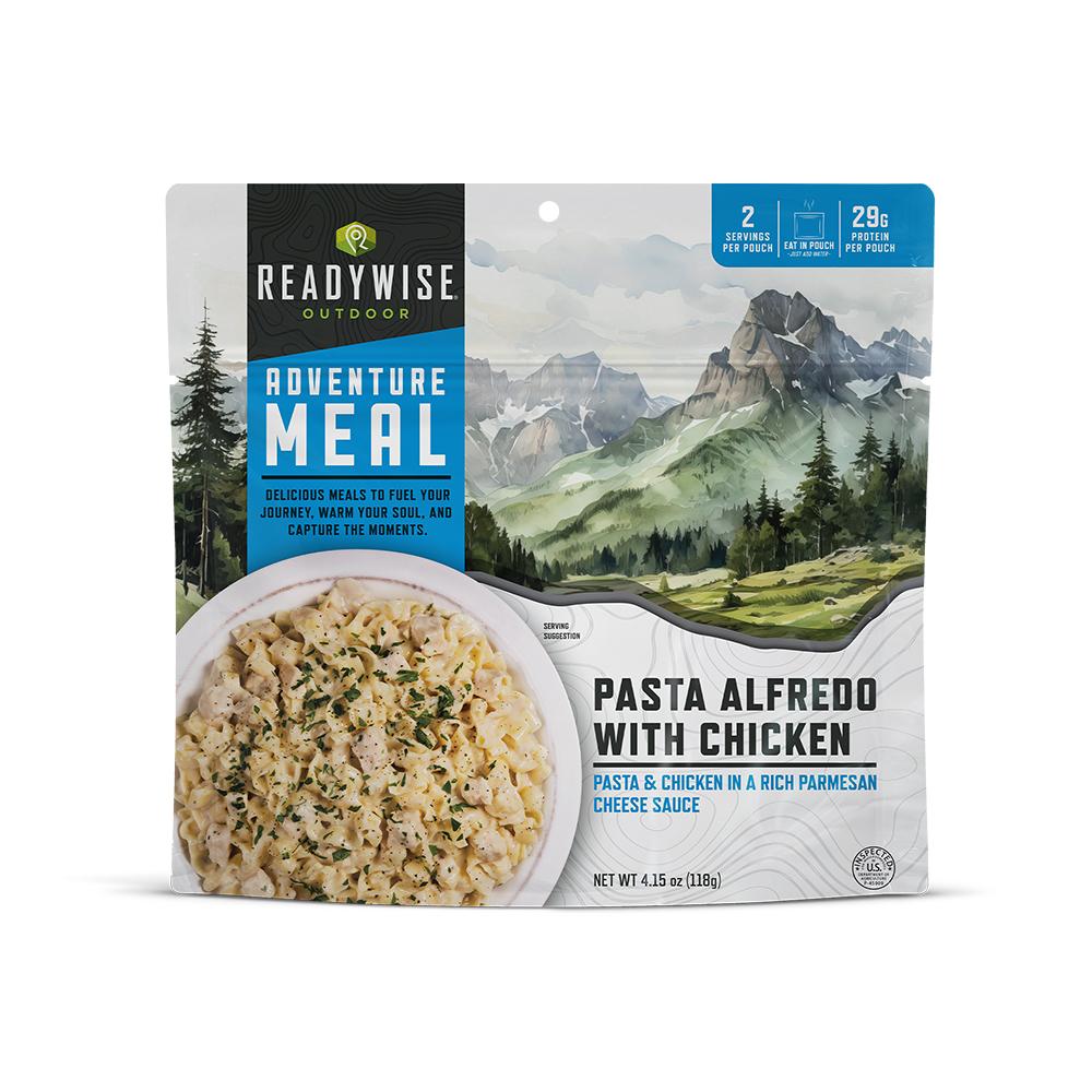 ReadyWise Just-Add-Water Pasta Alfredo with Chicken 6 Pouches