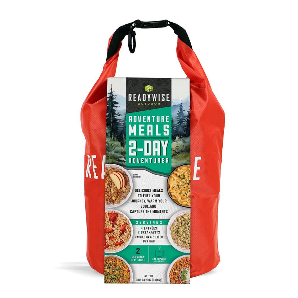 ReadyWise Adventure Kit 2 Day Supply with 5-Liter Dry Bag