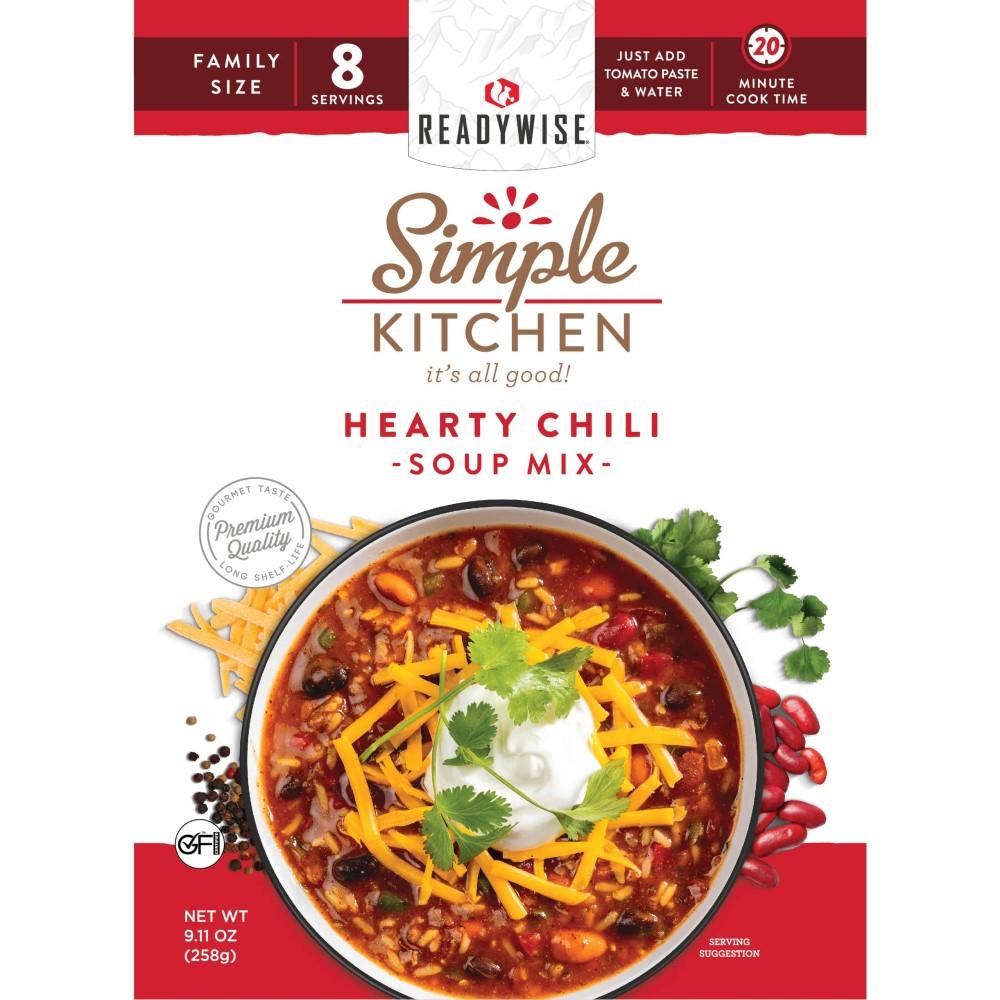 Readywise Simple Kitchen Hearty Chili Single Pouch Meal Solution