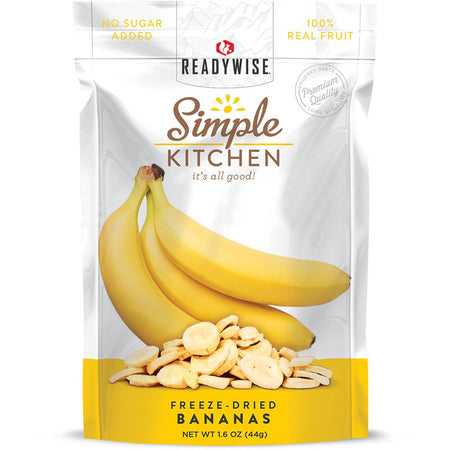 Readywise Simple Kitchen Banana Snack Pouch