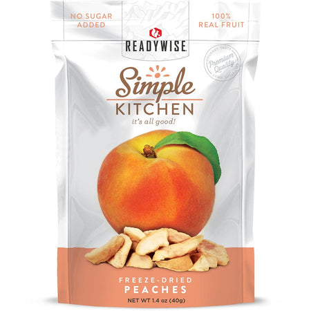 Readywise Simple Kitchen Peaches Healthy Ready-to-Eat Snack