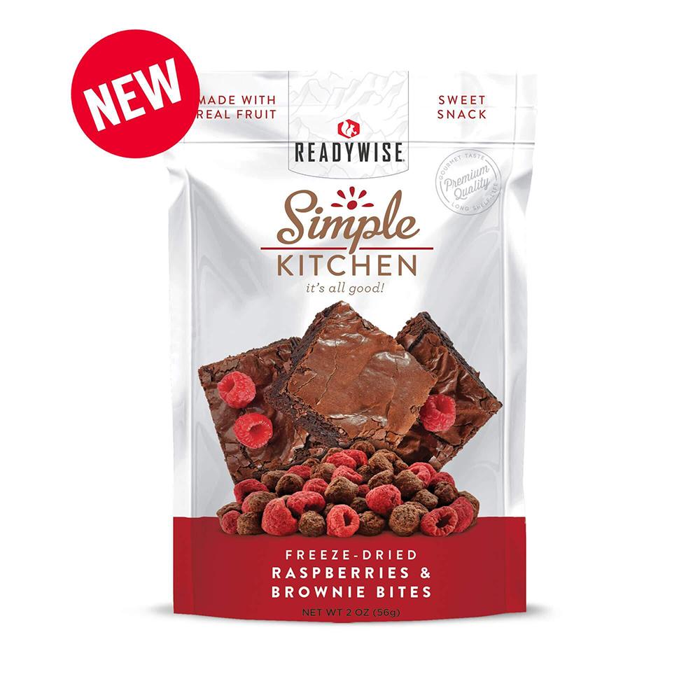 Readywise Simple Kitchen Raspberries & Brownie Bites Treat