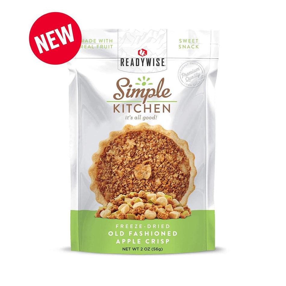 Readywise Simple Kitchen Apple Crisp On-the-Go Snack
