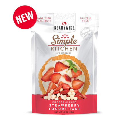 Readywise Simple Kitchen Strawberry Yogurt Tart Easy Snack