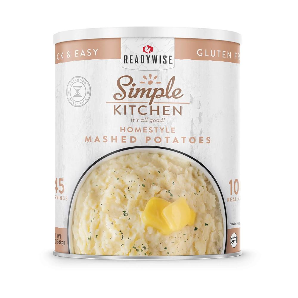 Readywise Simple Kitchen Instant Mashed Potatoes 45 Serving #10 Can