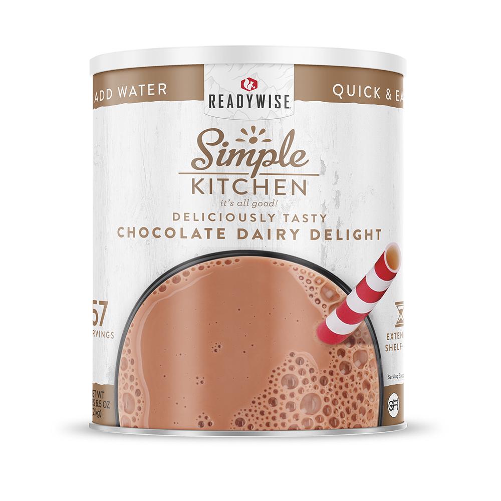 Readywise 57 Serving Chocolate Dairy Delight #10 Can Food Storage