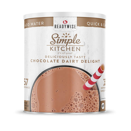 Readywise 57 Serving Chocolate Dairy Delight #10 Can Food Storage