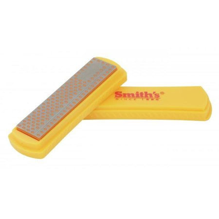 Smith's 4" Fine Grit Diamond Sharpening Stone with Plastic Cover