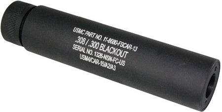 Guntec AR10 Slip Over Mock Suppressor Black Finish