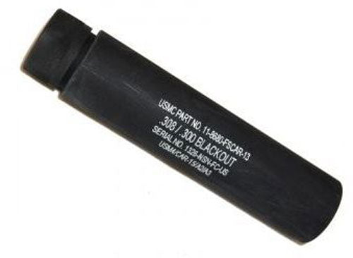Guntec AR308 Muzzle Fake Suppressor 5.5" 5/8x24 Black