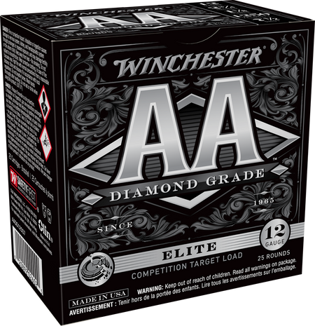 Winchester AADG12507 AA Diamond Grade 12 Gauge 2-3/4 1-1/8oz #7.5 1250 fps