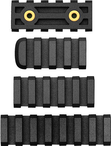 AB Arms LTF Combo Pack 7/5/4 Slot Picatinny Rail Set Black