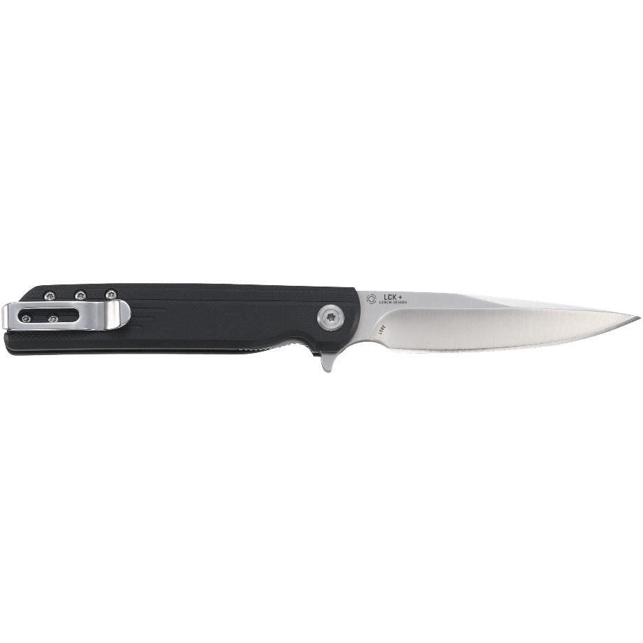 CRKT LCK+ Everyday Carry Folding Knife Assisted Opening Black Blade