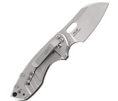 CRKT Pilar Compact Satin Blade Folding Pocket Knife