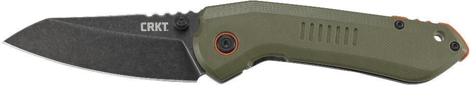 CRKT Overland 3" Folding Knife with Frame Lock and Stonewash Finish