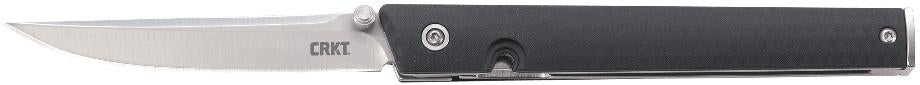 CRKT CEO Folding Knife with IKBS Pivot 3.11" Satin Blade GRN Handle Low Profile