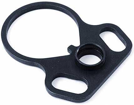 Guntec AR15 Ambi QD Single Point Sling Adapter Steel Black