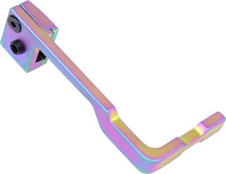 Guntec AR-15 Extended Bolt Catch and Release Rainbow PVD Finish