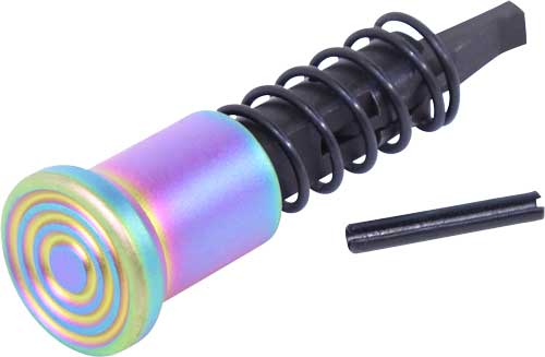 Guntec AR15 Multi-Color Rainbow PVD Coated Forward Assist Assembly