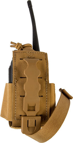 Grey Ghost Gear Radio Pouch Small Coyote Brown Laminate