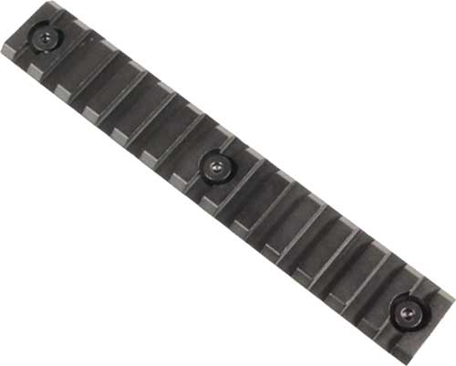 Guntec 5" Anodized T6 Aluminum KeyMod Rail Section Black