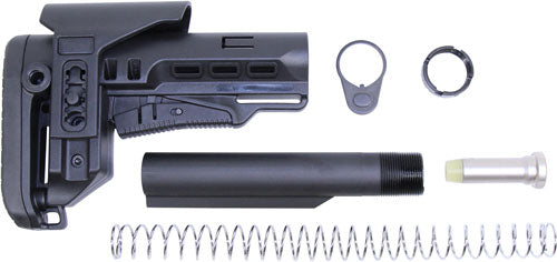 Guntec AR Multi-Cal Stock Set with Adjustable Cheek Riser Complete Black