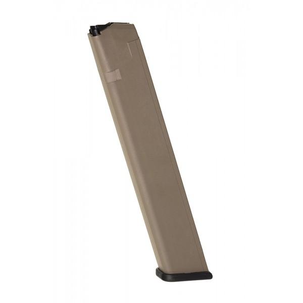 ProMag FDE Polymer Handgun Magazine for Glock 17/19/26 9mm 32rd
