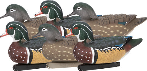 Zink Wood Duck Floater Decoys 6 Count