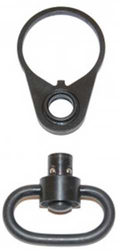 Guntec QD Single Point Sling Adapter with Push-Button Swivel Included Black
