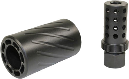 Guntec AR15 5.56 Muzzle Brake QD Blast Shield Combo