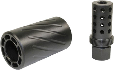 Guntec AR15 5.56 Muzzle Brake QD Blast Shield Combo