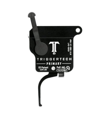 TriggerTech Primary Flat Trigger for Remington 700 Single Stage Black/Black